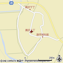 秋田県秋田市太平黒沢野崎76周辺の地図
