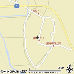 秋田県秋田市太平黒沢野崎115周辺の地図