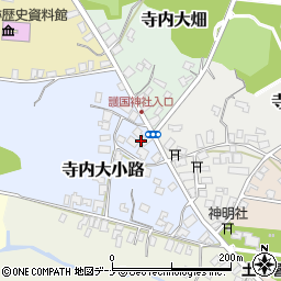 秋田県秋田市寺内大小路3周辺の地図