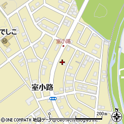 岩手県滝沢市室小路周辺の地図