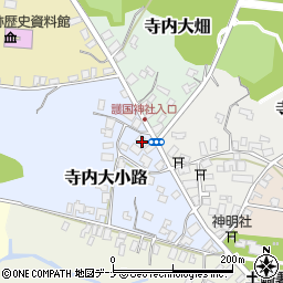 秋田県秋田市寺内大小路3-20周辺の地図