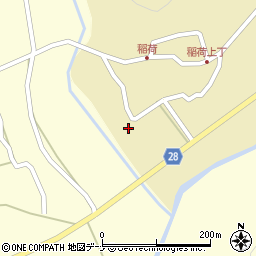 秋田県秋田市太平黒沢稲荷172周辺の地図