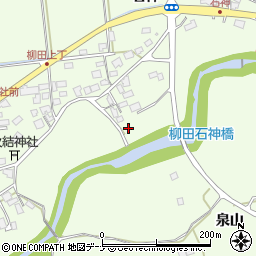 秋田県秋田市柳田石神169-2周辺の地図