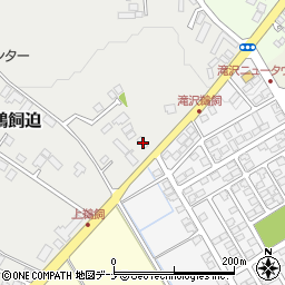 岩手県滝沢市鵜飼迫135-4周辺の地図