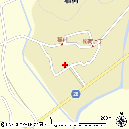 秋田県秋田市太平黒沢稲荷105周辺の地図