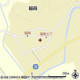 秋田県秋田市太平黒沢稲荷64周辺の地図