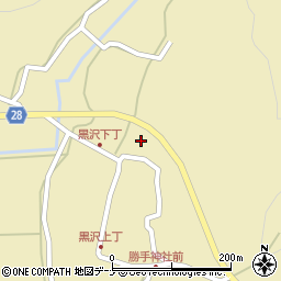 秋田県秋田市太平黒沢砂子沢14周辺の地図
