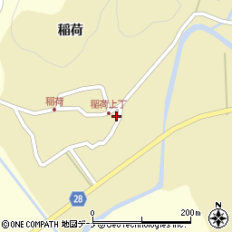 秋田県秋田市太平黒沢稲荷14周辺の地図