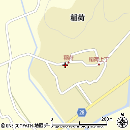 秋田県秋田市太平黒沢稲荷67周辺の地図