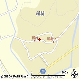 秋田県秋田市太平黒沢稲荷54周辺の地図