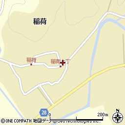 秋田県秋田市太平黒沢稲荷18周辺の地図