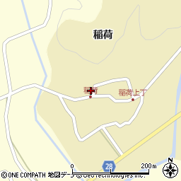秋田県秋田市太平黒沢稲荷79周辺の地図