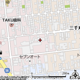 樋口繊維工業株式会社　秋田第二工場周辺の地図