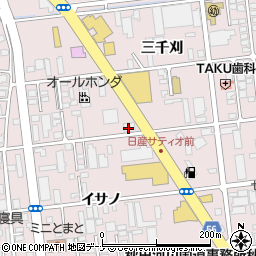 ドコモショップ秋田新国道店周辺の地図