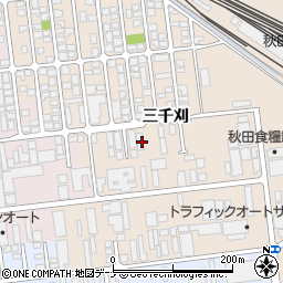 秋田日化サービス株式会社周辺の地図