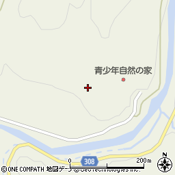 秋田県秋田市河辺三内柳台周辺の地図