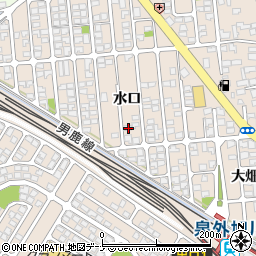 秋田県秋田市外旭川水口130周辺の地図