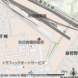 秋田県秋田市外旭川水口69-1周辺の地図