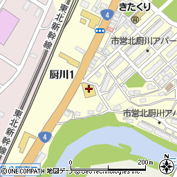 ネッツトヨタ盛岡厨川店周辺の地図