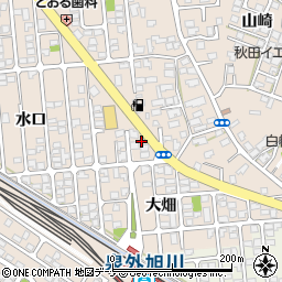 アールプラスハウス秋田北周辺の地図