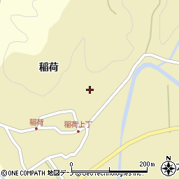 秋田県秋田市太平黒沢稲荷34周辺の地図