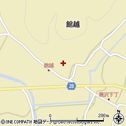 秋田県秋田市太平黒沢館越78周辺の地図