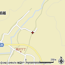 秋田県秋田市太平黒沢（砂子沢）周辺の地図
