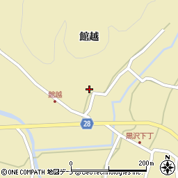 秋田県秋田市太平黒沢館越65周辺の地図