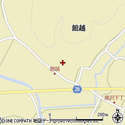 秋田県秋田市太平黒沢館越66周辺の地図