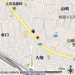 秋田県秋田市外旭川水口119周辺の地図