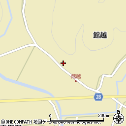 秋田県秋田市太平黒沢館越72周辺の地図