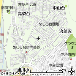 秋田県秋田市新藤田中山台54-24周辺の地図