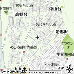 秋田県秋田市新藤田中山台54-20周辺の地図