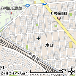 秋田県秋田市外旭川水口45周辺の地図