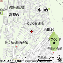 秋田県秋田市新藤田中山台54-13周辺の地図