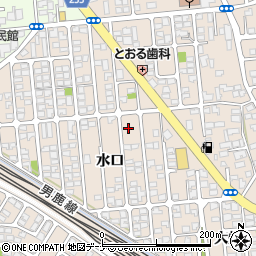 秋田県秋田市外旭川水口40-4周辺の地図