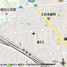 秋田県秋田市外旭川水口44周辺の地図