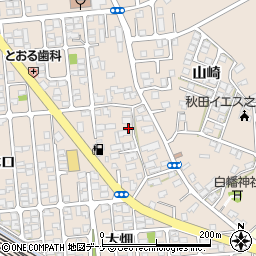 秋田県秋田市外旭川水口11-1周辺の地図