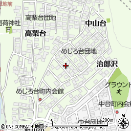 秋田県秋田市新藤田中山台54-31周辺の地図