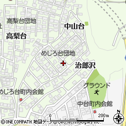 秋田県秋田市新藤田中山台54-5周辺の地図