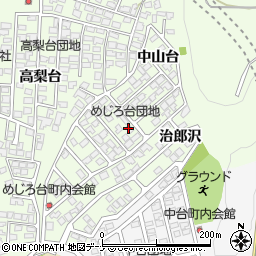 秋田県秋田市新藤田中山台54-34周辺の地図