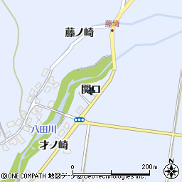 秋田県秋田市太平八田関口周辺の地図