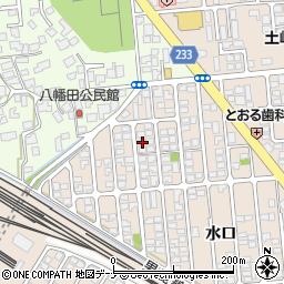 秋田県秋田市外旭川八幡田201-4周辺の地図