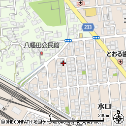 秋田県秋田市外旭川八幡田200-6周辺の地図
