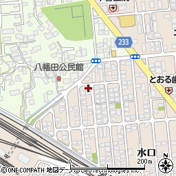 秋田県秋田市外旭川八幡田200-1周辺の地図