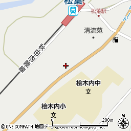 秋田県仙北市西木町桧木内高屋88周辺の地図
