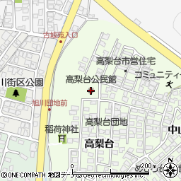 高梨台公民館周辺の地図