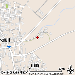 秋田県秋田市外旭川大堤804周辺の地図