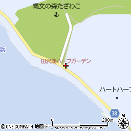 田沢湖ハーブガーデン周辺の地図