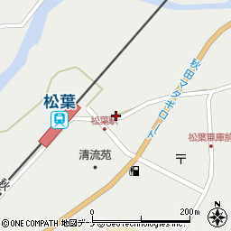 秋田県仙北市西木町桧木内松葉36周辺の地図